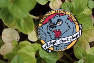 Werewolf Rescue Society - Hard Enamel Monster Merchant Pin